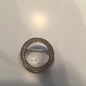 Swarovski Crystal Circle Pin